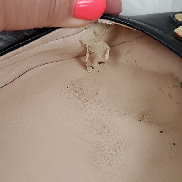 Kate Spade black leather upper shoes flat size 6.5 - Picture 5 of 10